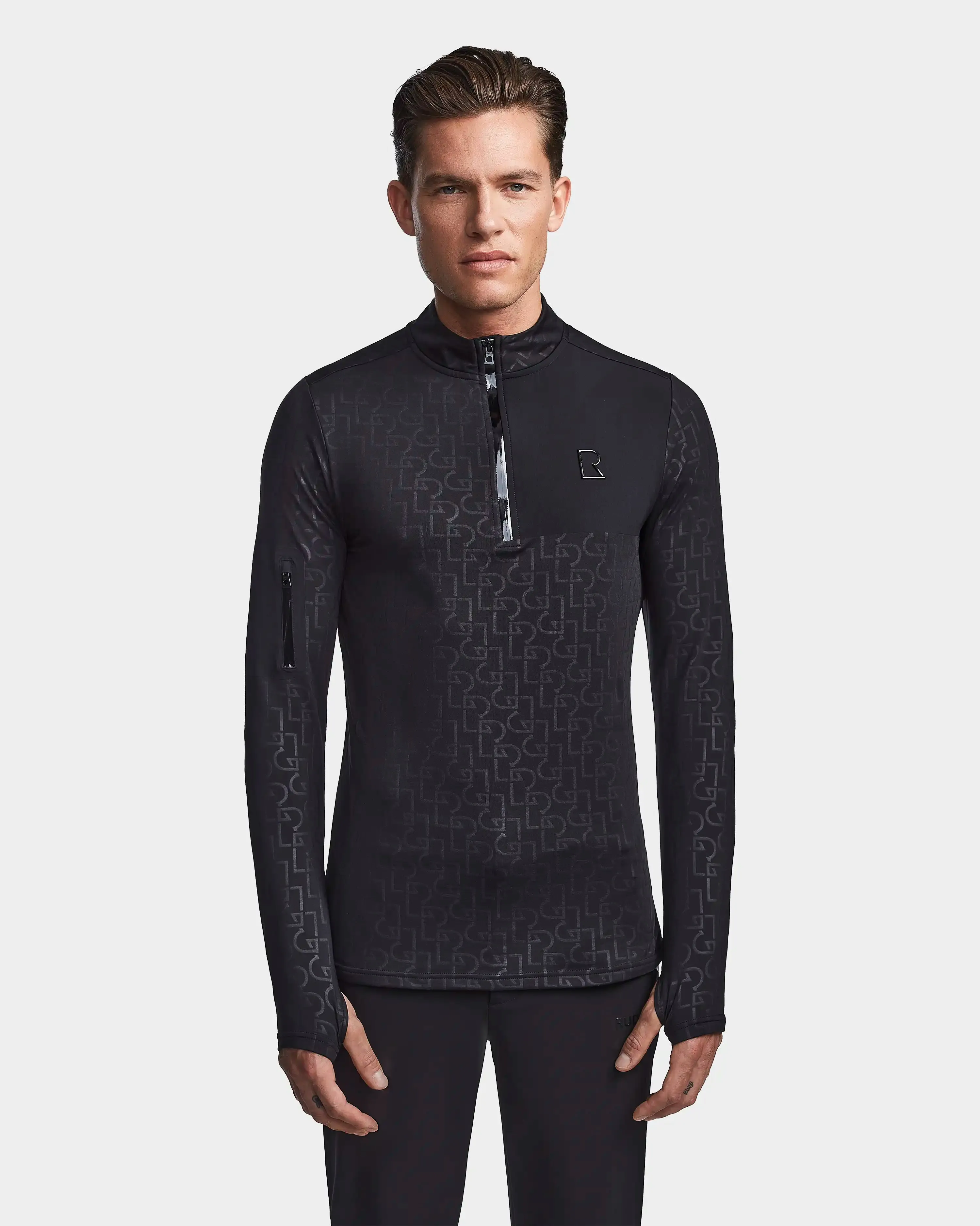 WARREN - 6523502 Black Pattern