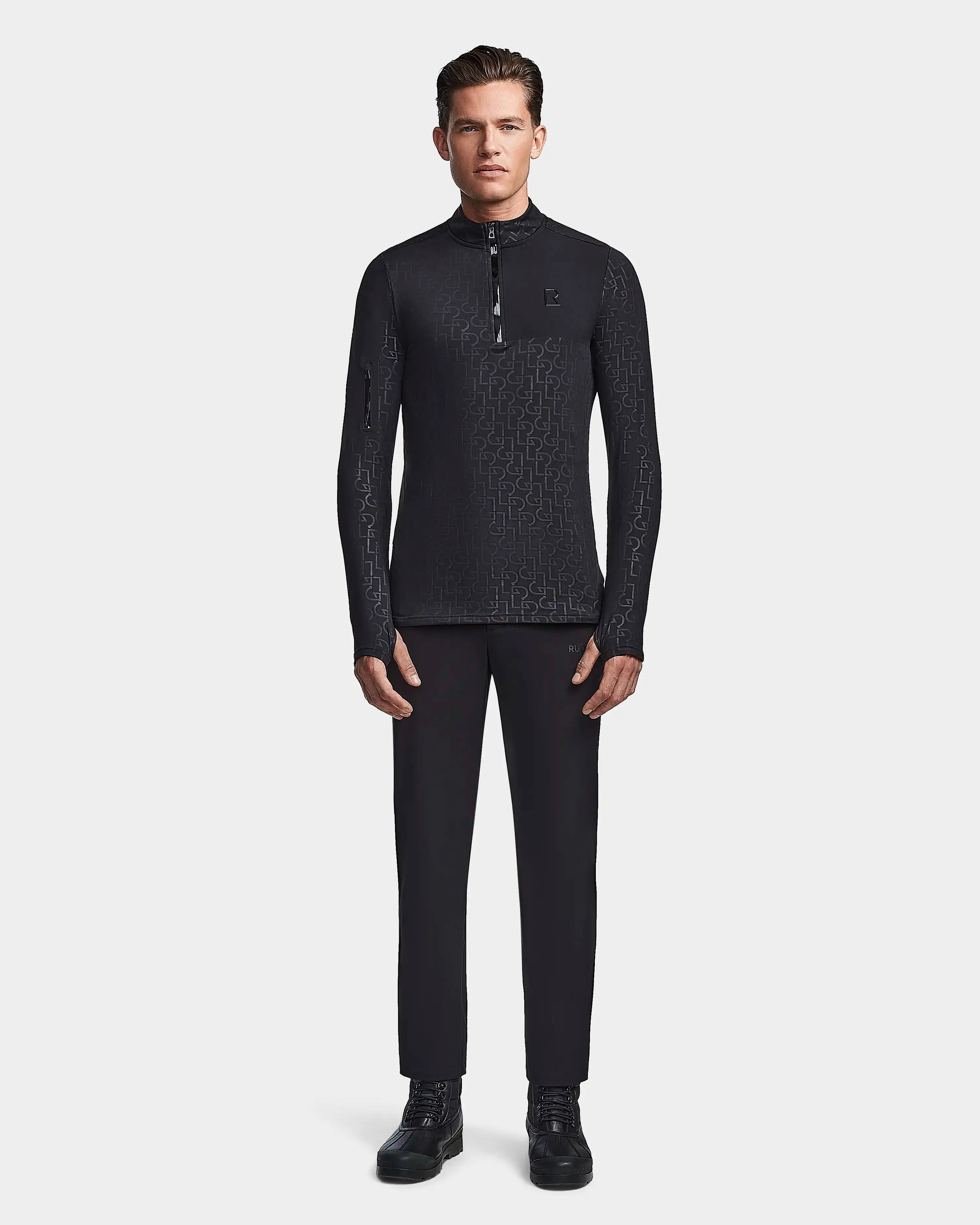 WARREN - 6523502 Black Pattern